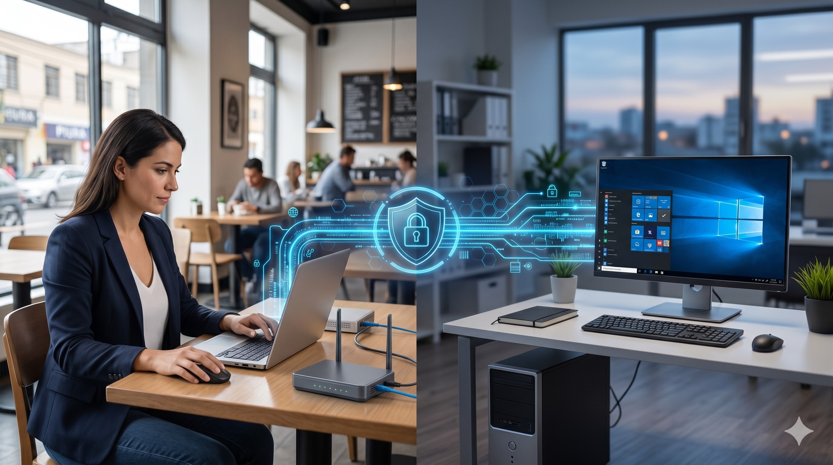 Tailscale + Escritorio Remoto: accede a tu PC con Windows sin abrir puertos en el router