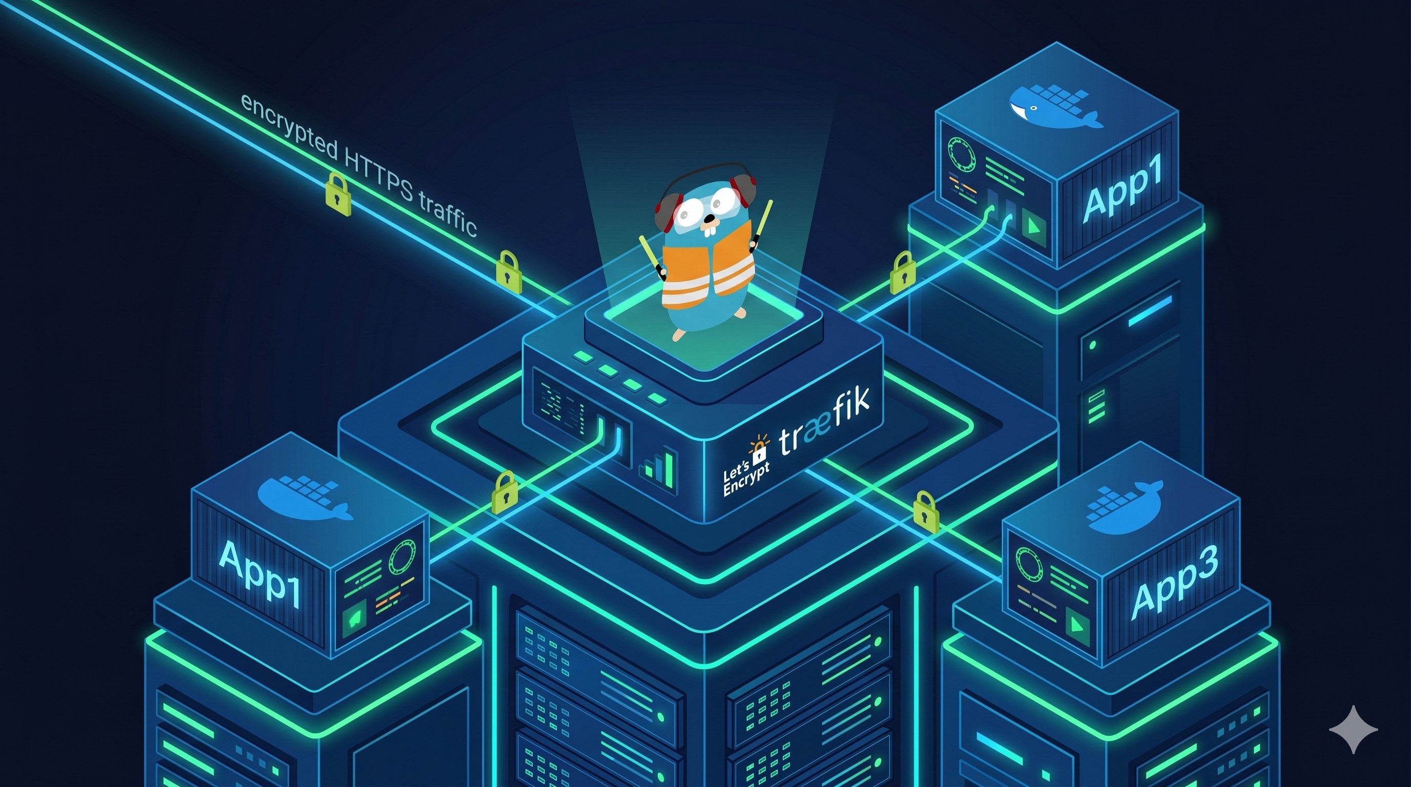 Proxy inverso con Traefik y Let's Encrypt en Docker: guía paso a paso con renovación automática real